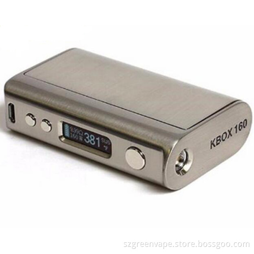 New Arrival 100% Original Electronic Smoking Silver Kangertech 160w Box Mod